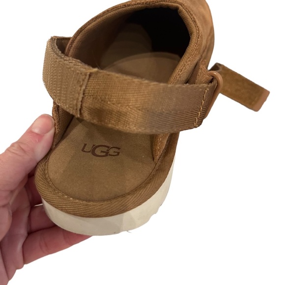 UGG Goldenstar Suede Clogs in Chestnut Brown Size 6 kid’s - Picture 7 of 12
